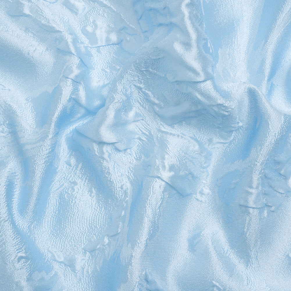 Luminous Light Blue Floral Lightweight Luxury Brocade - Joann Fabrics