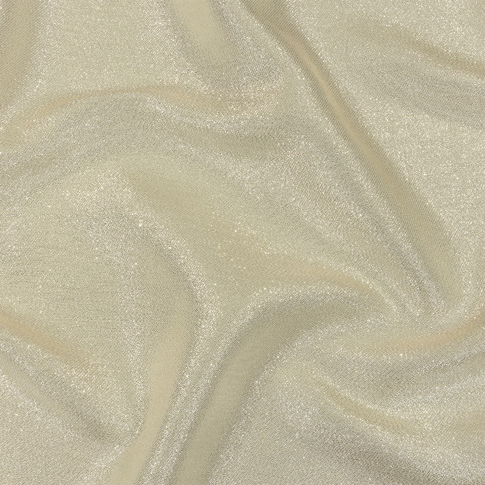 Metallic Polyester Lame - White and Silver - Glimmer Collection - Joann Fabrics