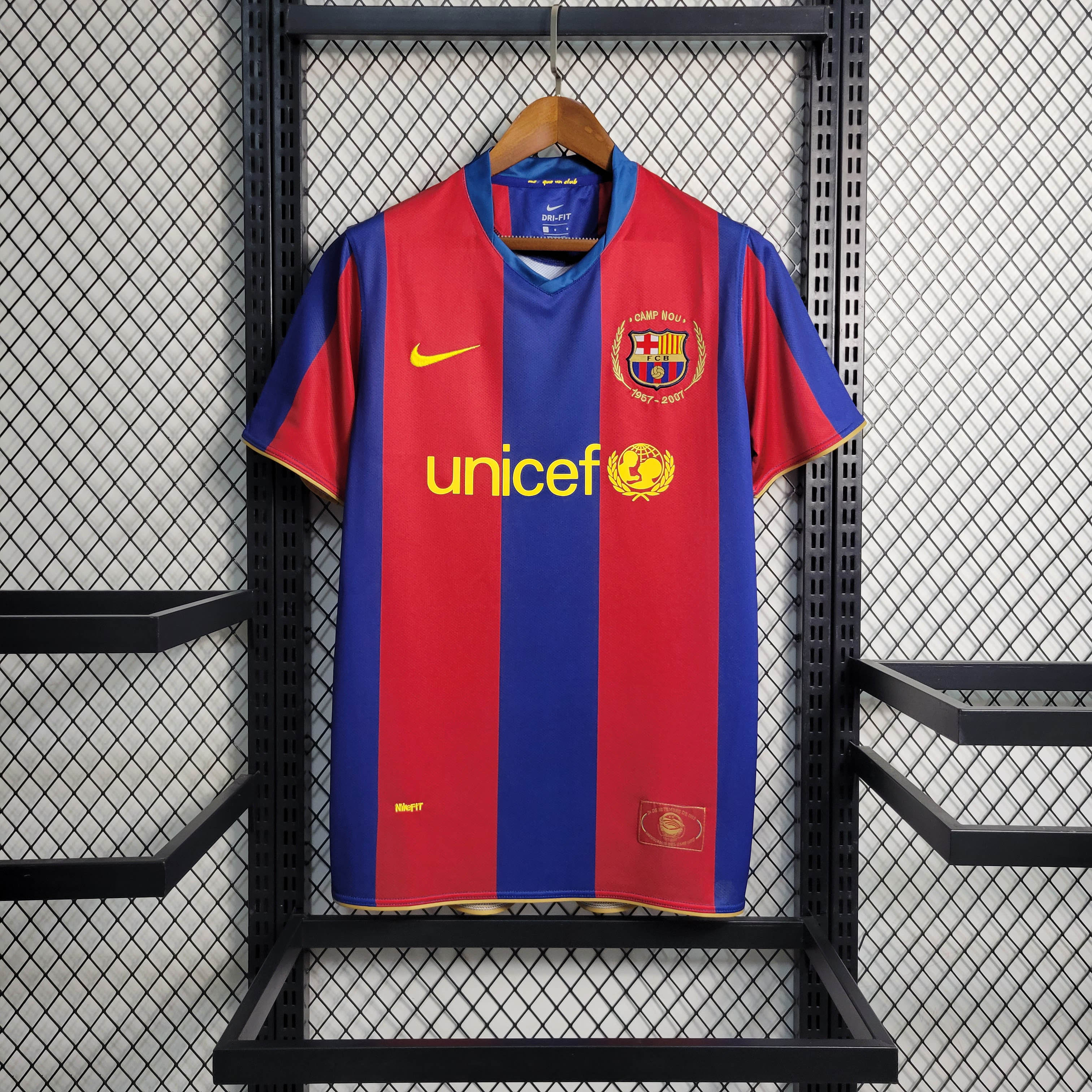 2007/2008 Retro Barcelona Football Shirt Home 1:1 Thai Quality