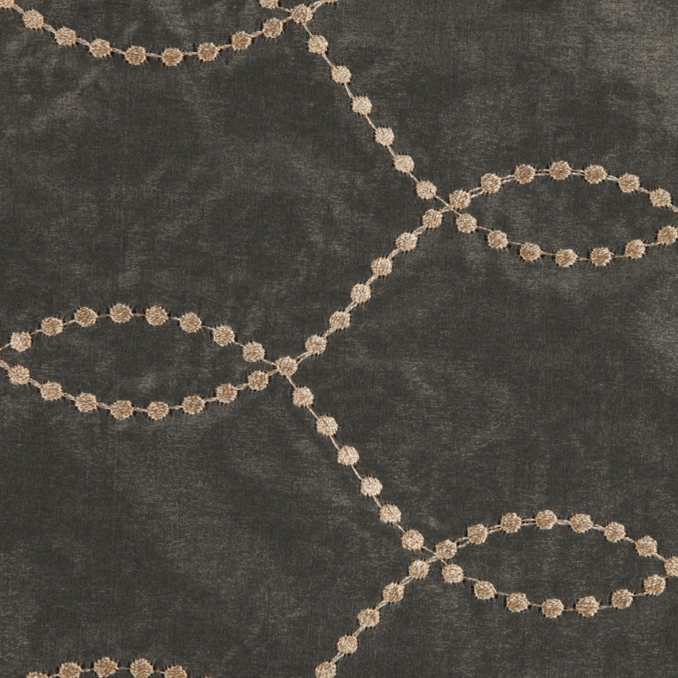 Antique Gold Polka Dots Sheer - Joann Fabrics