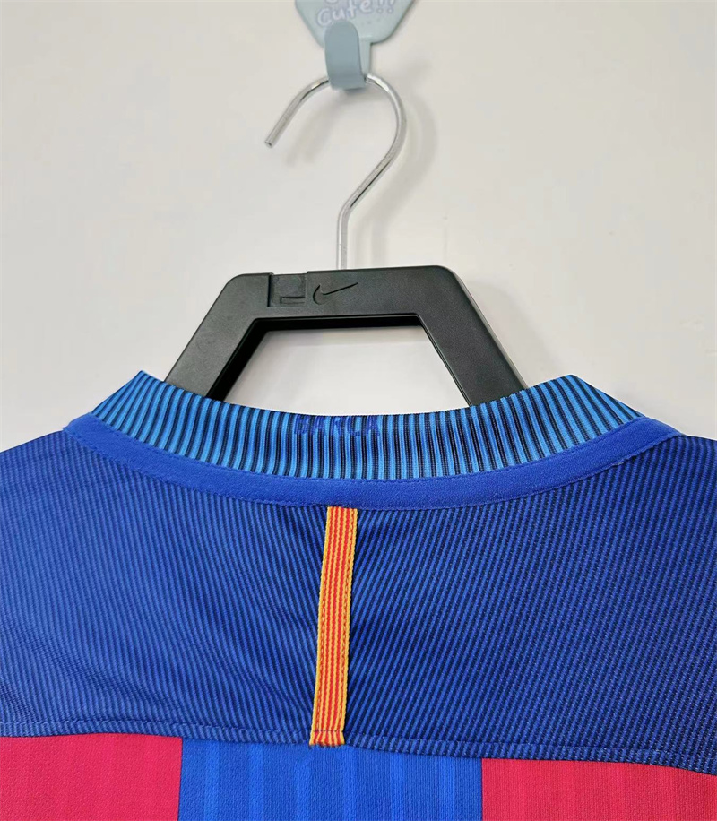 2016/2017 Retro Long Sleeve Barcelona Football Shirt Home 1:1 Thai Quality