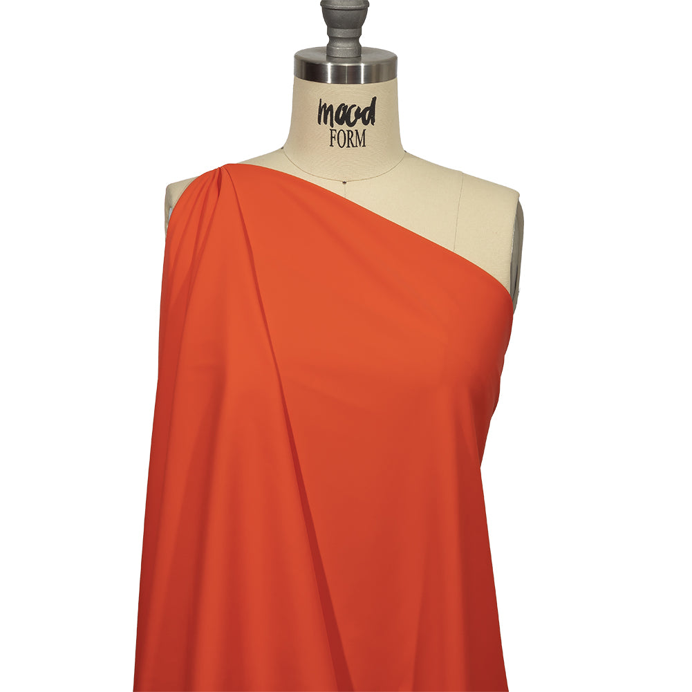 Recycled Swimwear Tricot, UV Protective - Coral - Santorini Plus Collection - Joann Fabrics