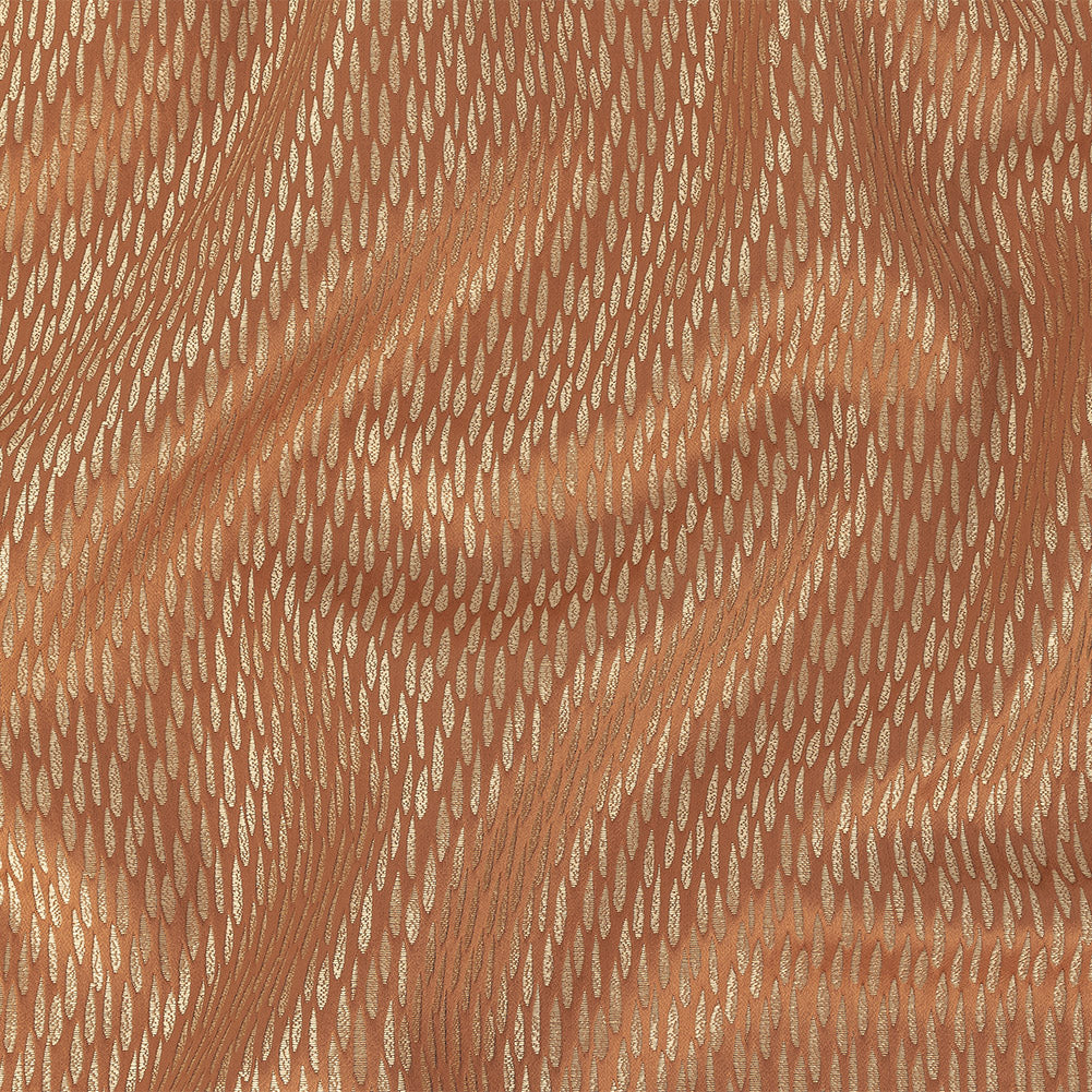 Luminous Drapery Jacquard - Coral Raindrops - British Imported - Joann Fabrics
