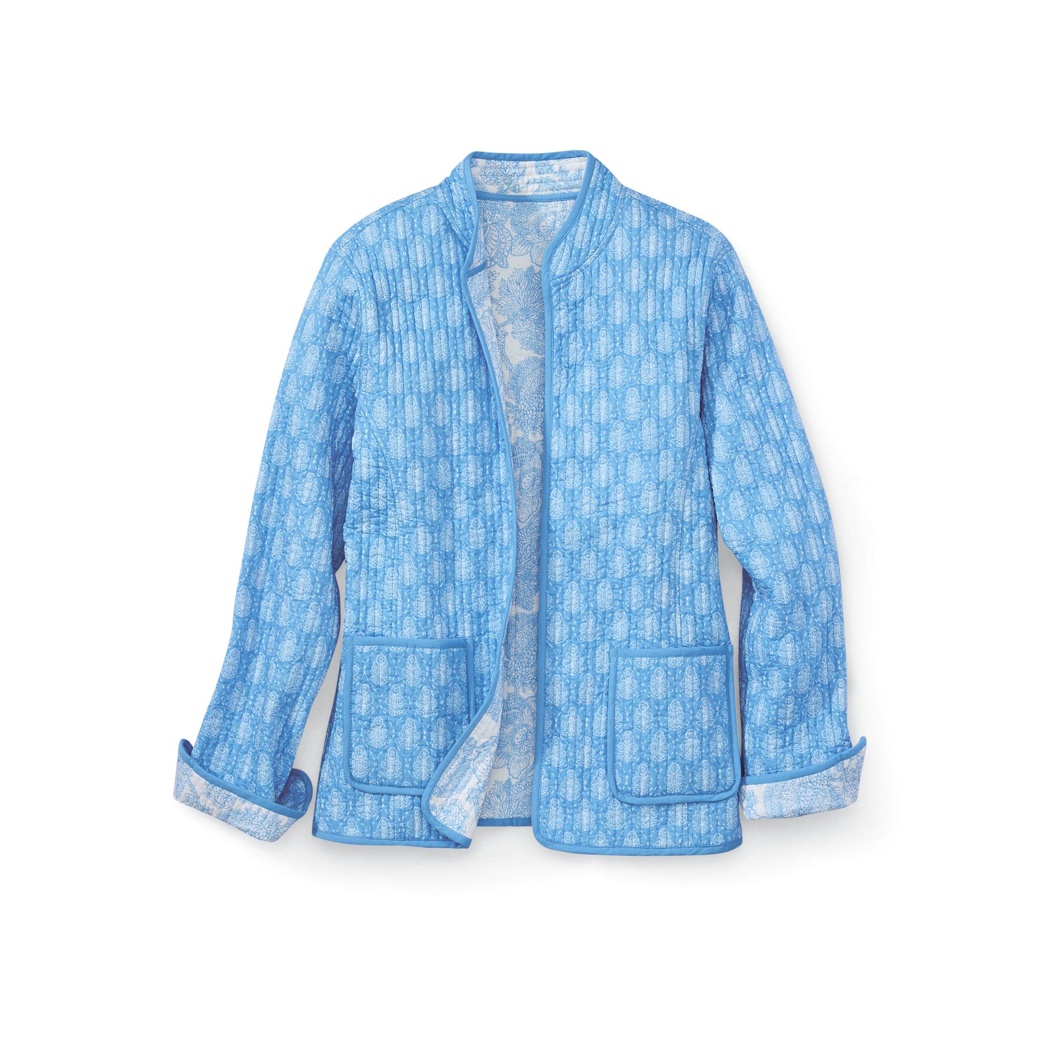 Floral Reversible Quilted Jacket - Northstyle Catalog