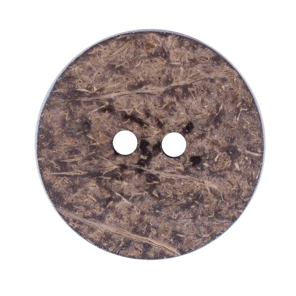 Italian Blue and White Coconut Button - 48L/30.5mm - Joann Fabrics