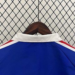 2024 France  (White-Blue) Reversible Windbreaker Soccer Jersey 1:1 Thai Quality