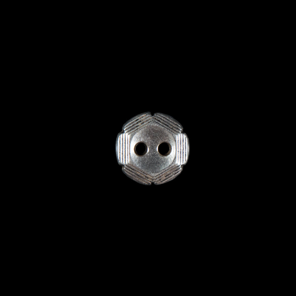 Italian Silver 2-Hole Metal Button - 16L/10mm - Joann Fabrics
