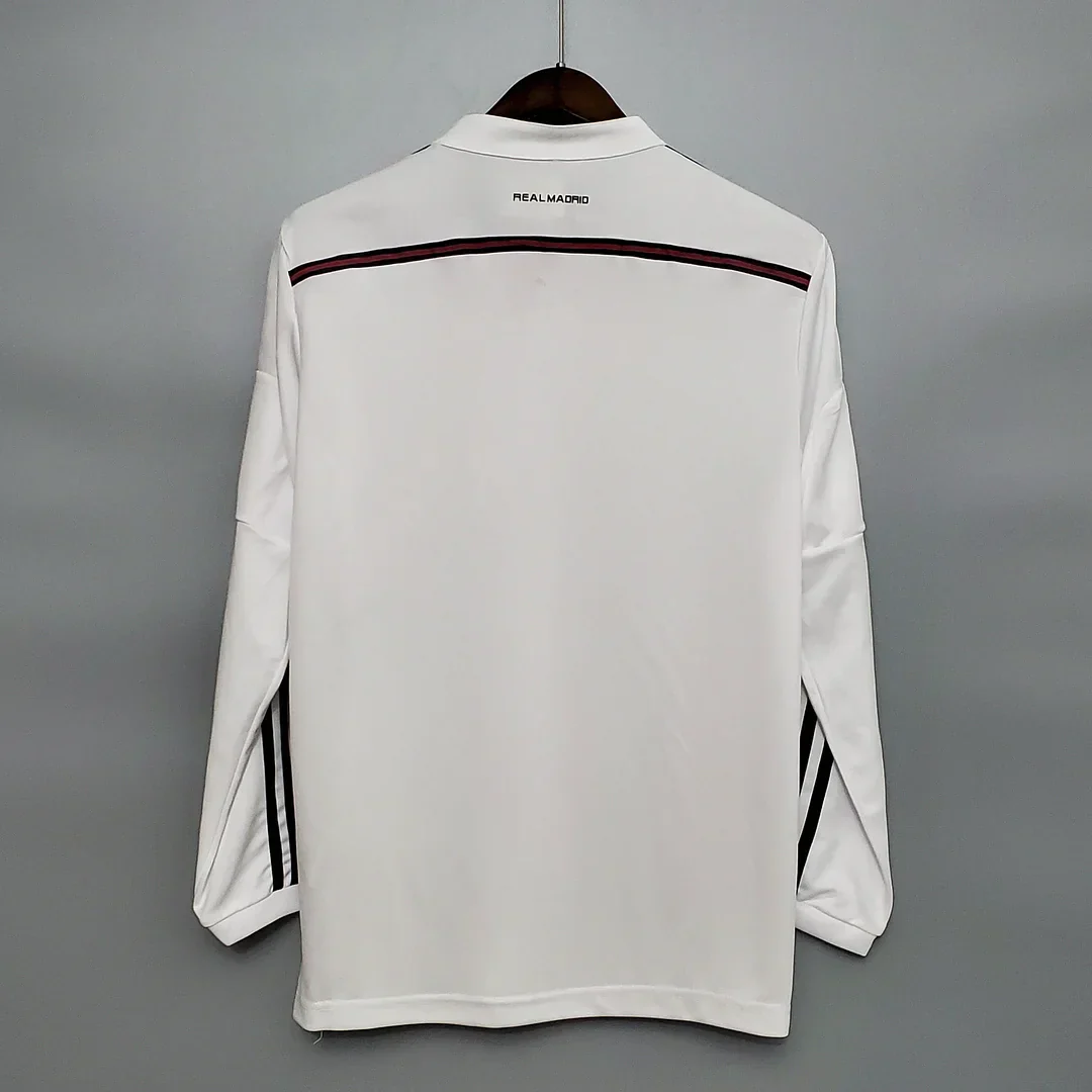 Retro 2014/2015 Real Madrid Home Long Sleeve
