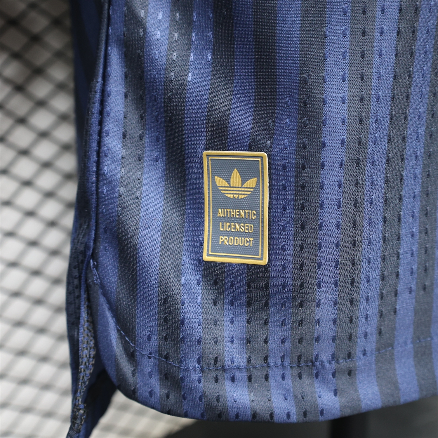 Al Nassr Riyadh Victory 26-27 Away Navy Blue With Sponsors Jersey - Player Version - UnitedFutballJersey