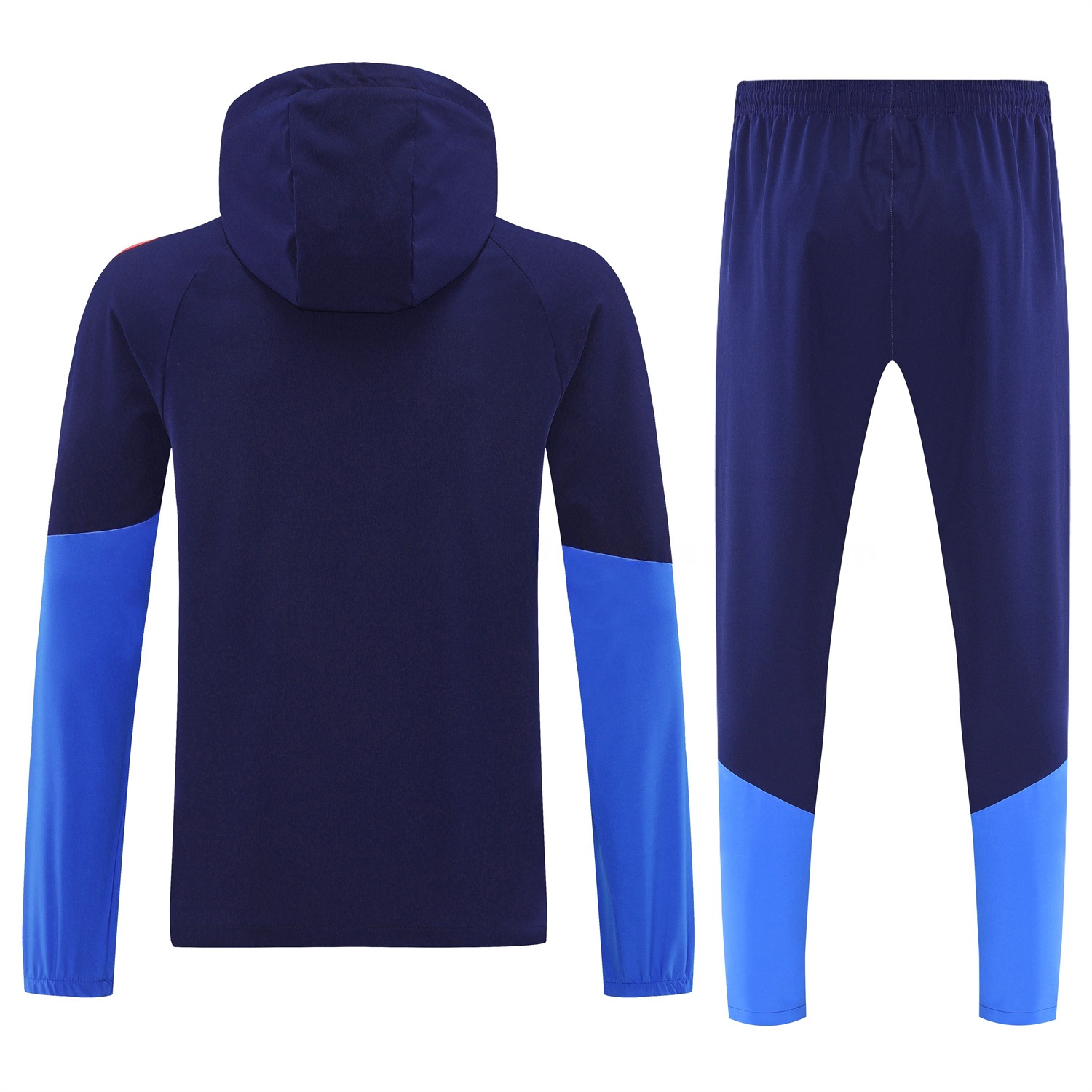 Colombia 2026 Hooded Windbreaker Training Set - Dark Blue and Pants - UnitedFutballJersey
