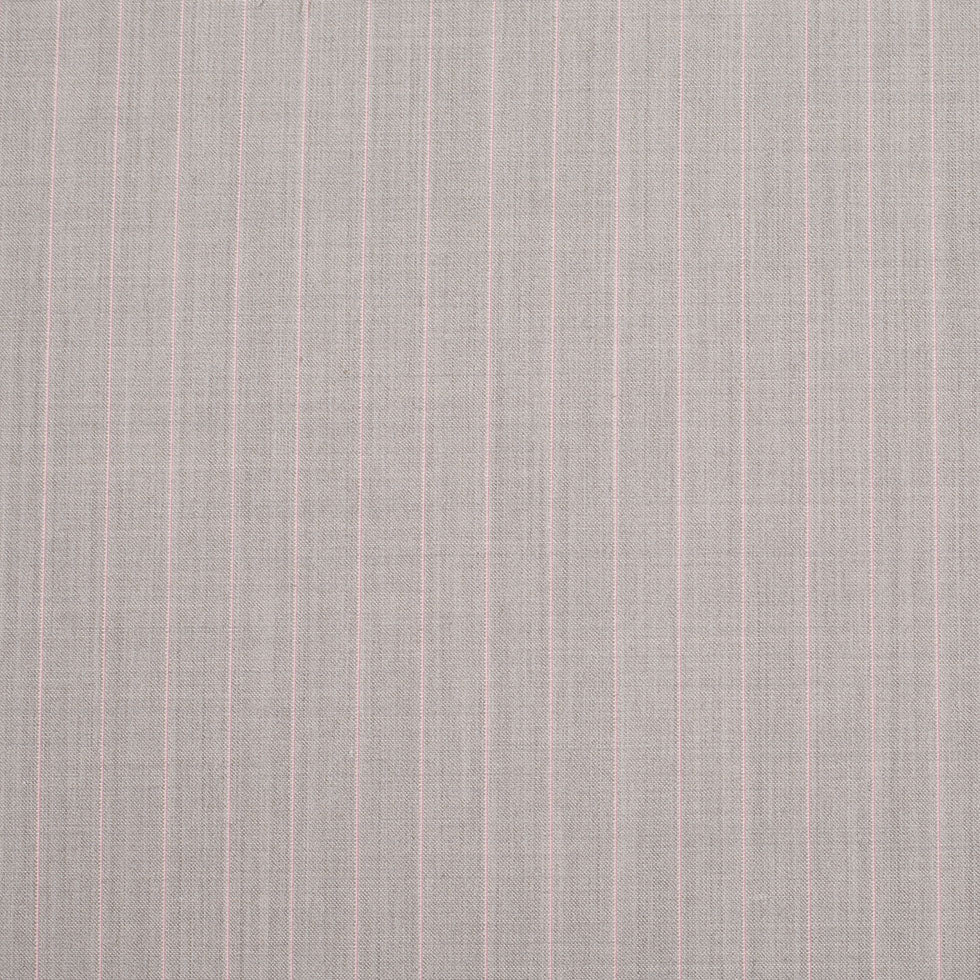 Italian Light Taupe Striped Stretch Polyester Suiting - Joann Fabrics