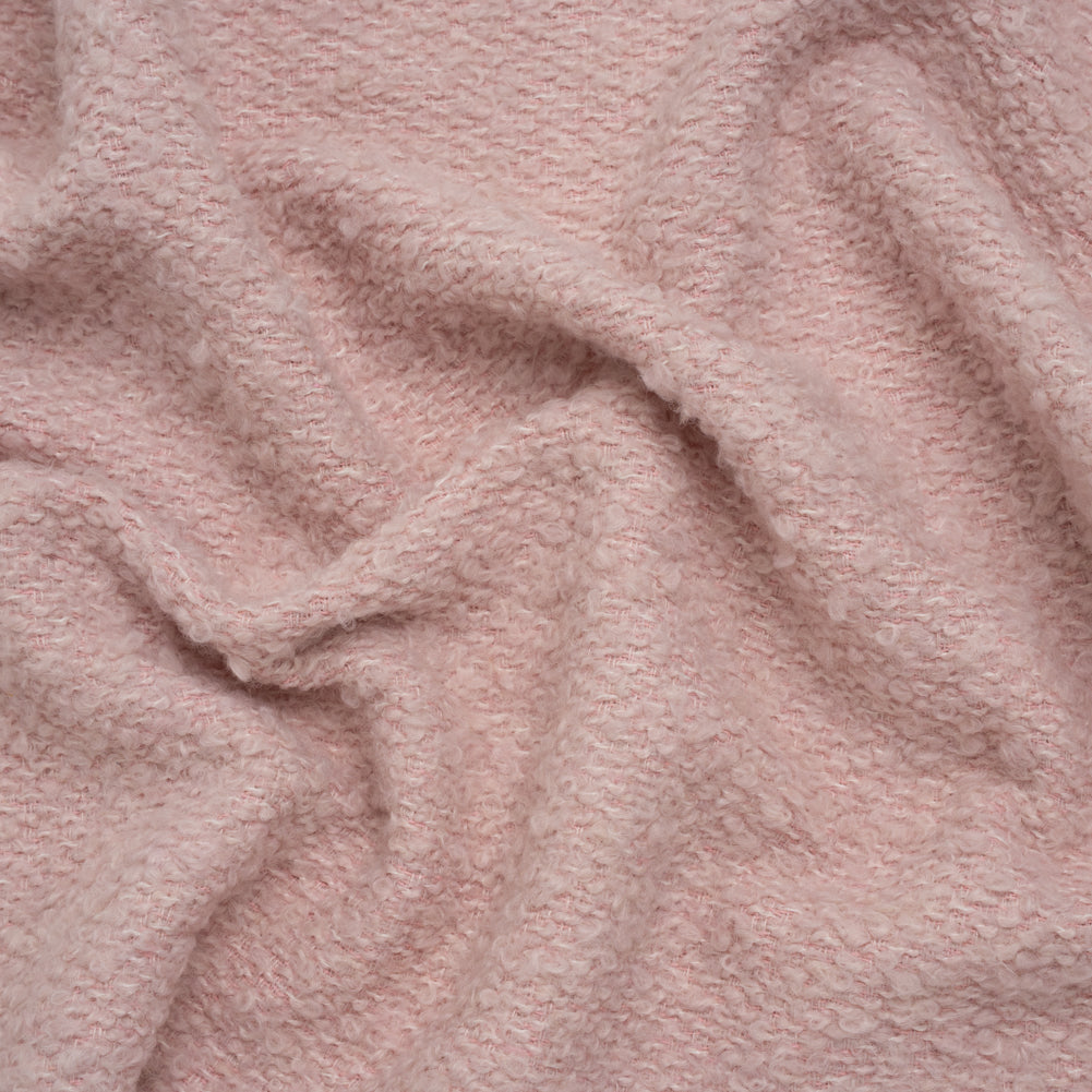 Wool Blend Boucle Tweed - Dusty Pink - Joann Fabrics