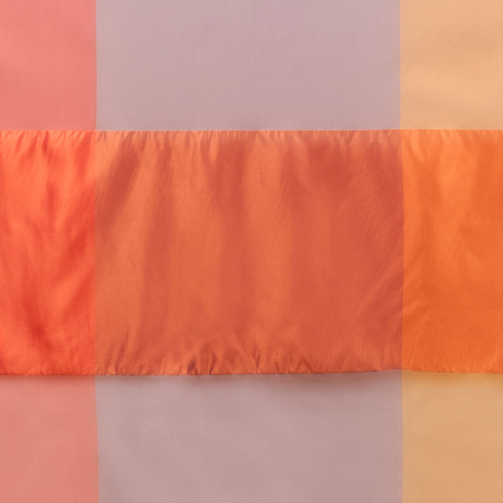 Purple & Orange Armani Silk Panel - Joann Fabrics