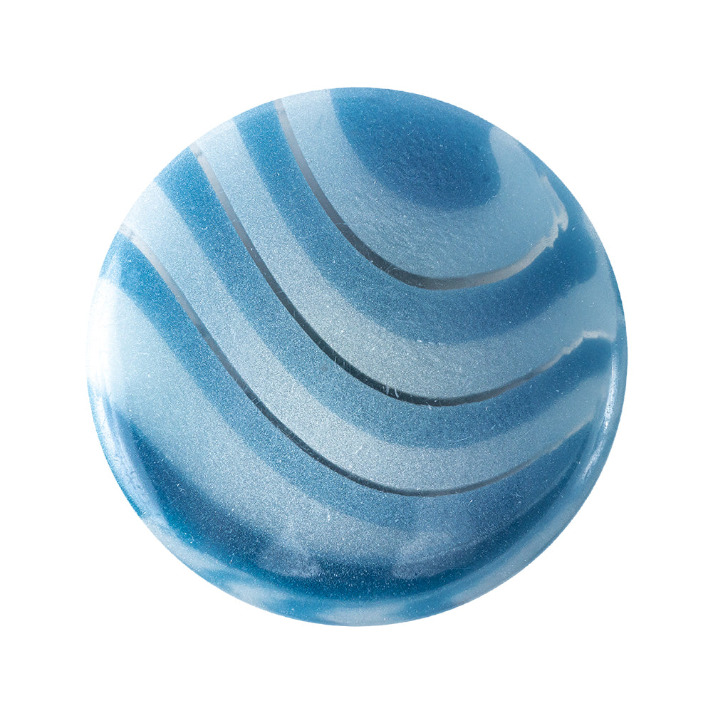 Layers of Blue Translucent Abstract Self-Shank Back Plastic Button - 48L/30.5mm - Joann Fabrics