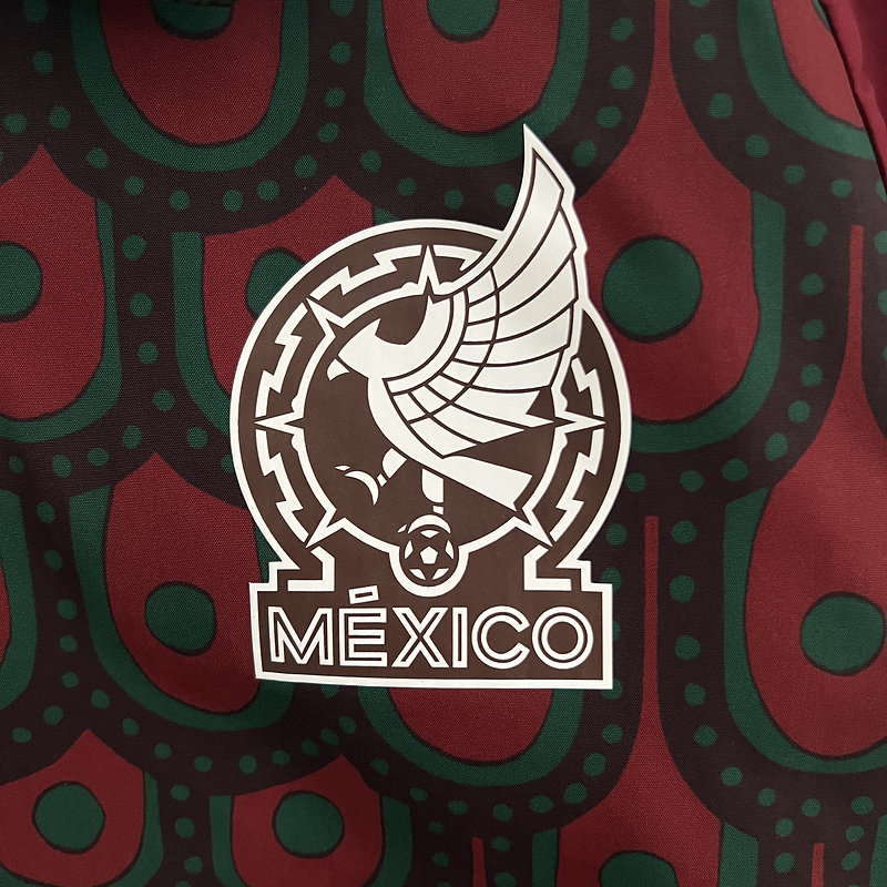 2024 Mexico Reversible Windbreake (red-green)Soccer Jersey 1:1 Thai Quality