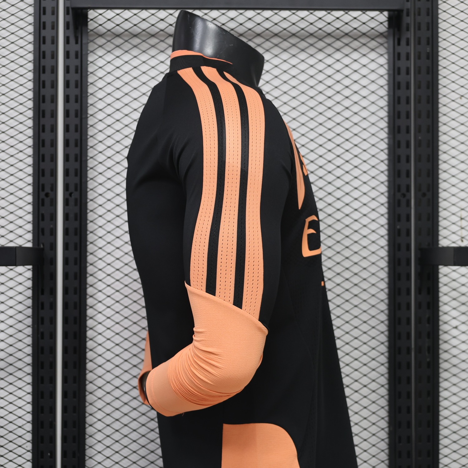 Arsenal 26-27 Black Orange Long Sleeves Training Jersey - Player Version - UnitedFutballJersey