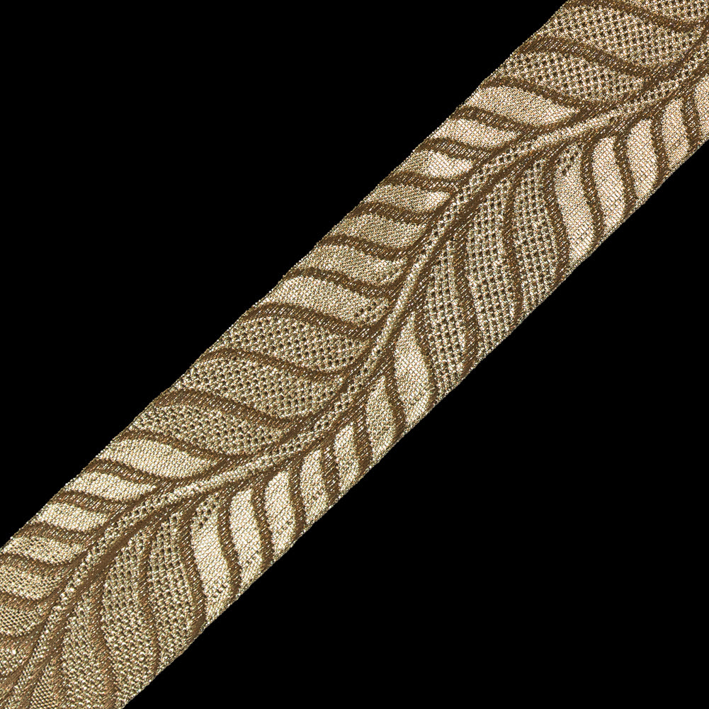 JACQUARD VINES RIBBON - 1.5