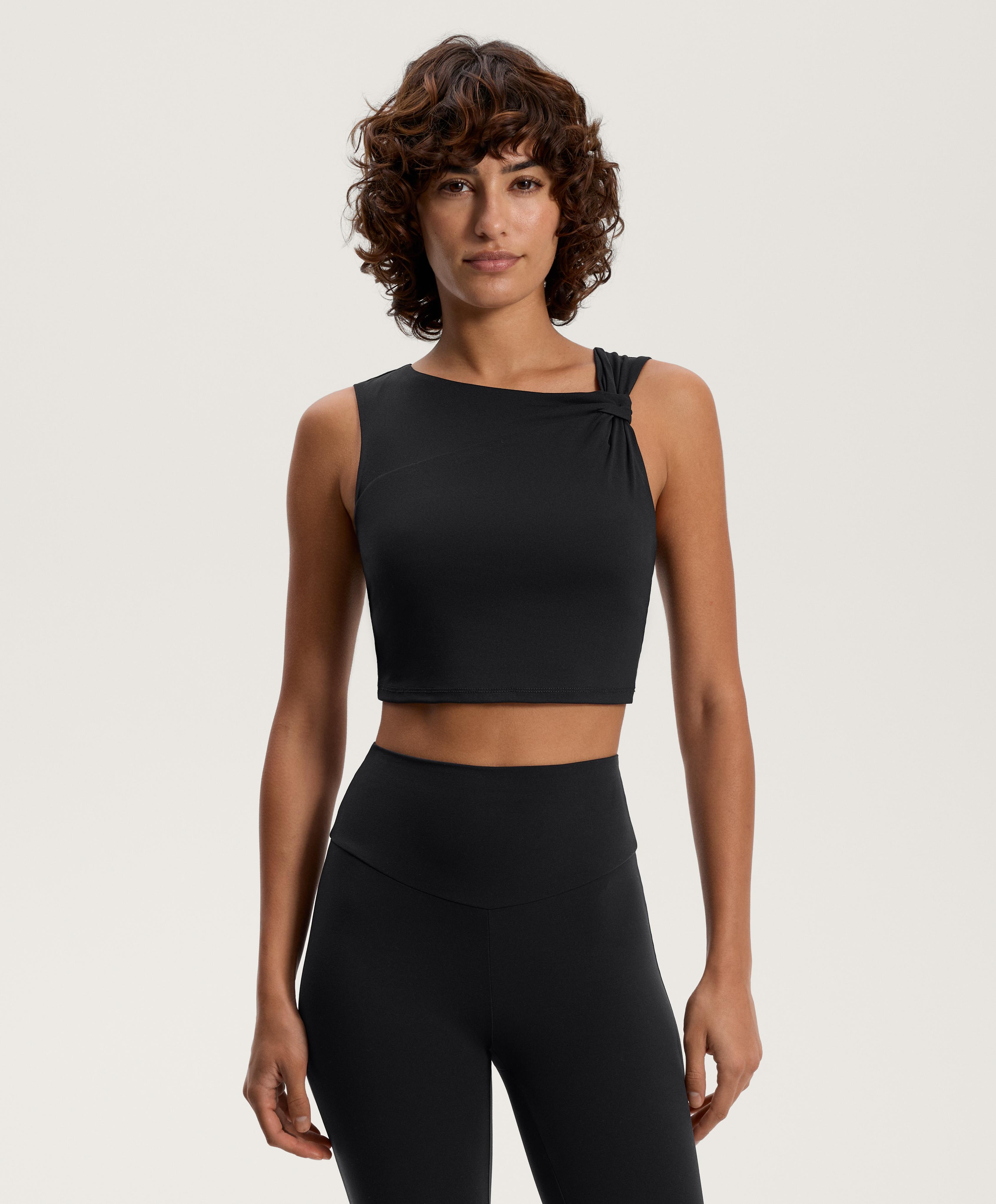 Asymmetrical twist Comfortlux tank top
