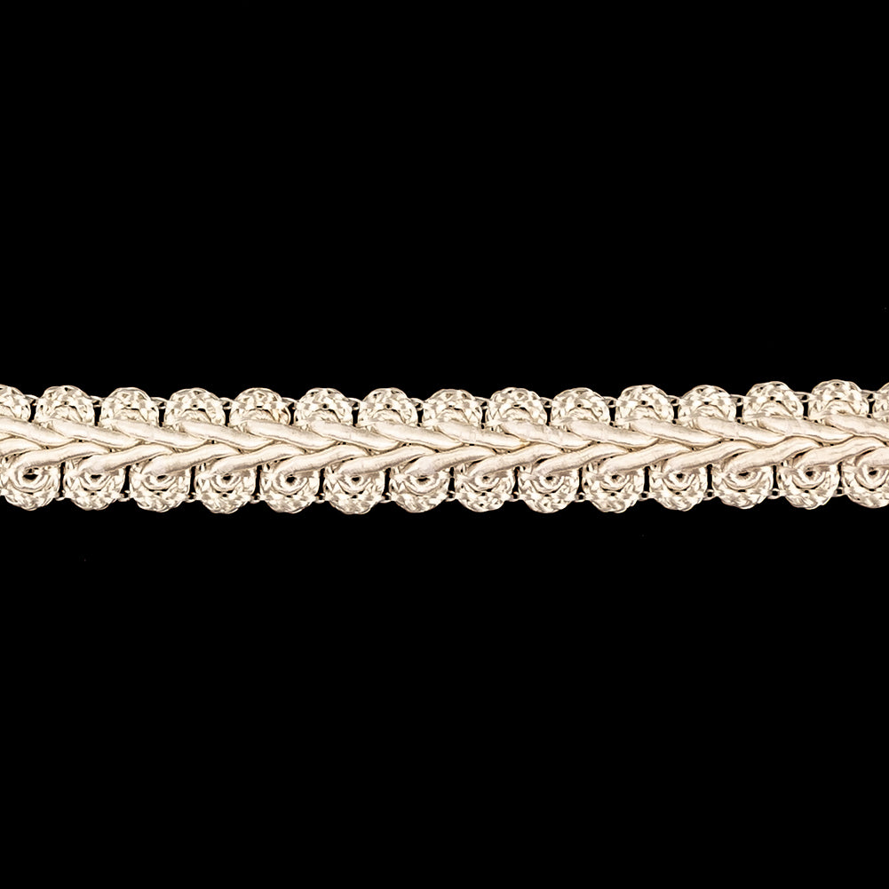 White Swan Gimp Braided Trim - 0.5