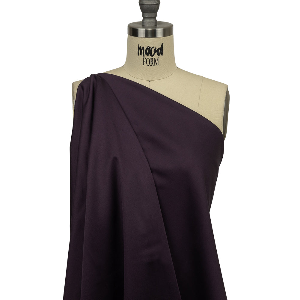 Stretch Cotton Sateen - Shadow Purple - Mood Exclusive Carlos Collection - Joann Fabrics