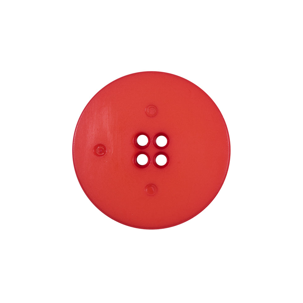 Plastic 4-Hole Button Made in Italy - 36L/23mm - Red Woven Texture Stripes Embossed - Joann Fabrics