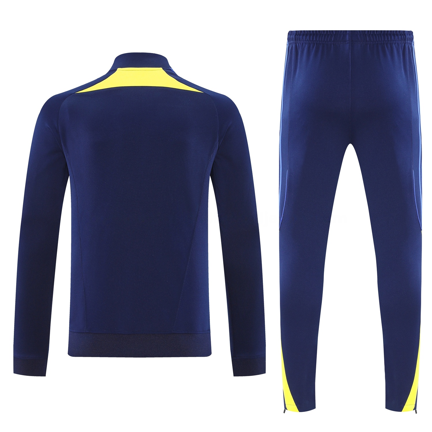 Boca Juniors 2026 Jacket Training Tracksuit - Dark Blue With Yellow Jackets & Pants - UnitedFutballJersey