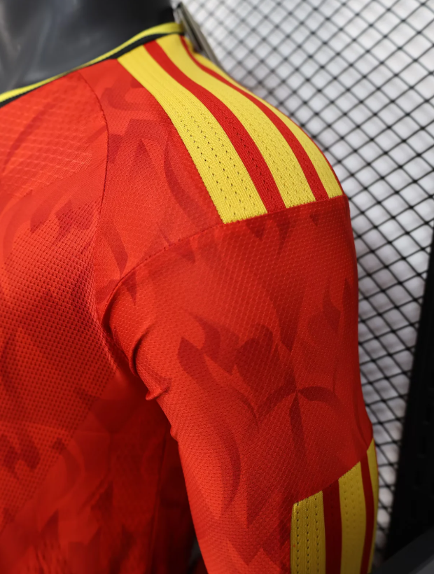 2026 Long Sleeve Player Version Belgium National Team Home Football Shirt 1:1 Thai Quality
