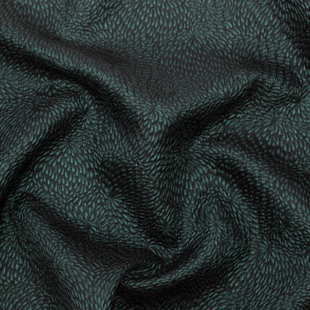Metallic Green Floral Double-Layer Organza Brocade - Joann Fabrics