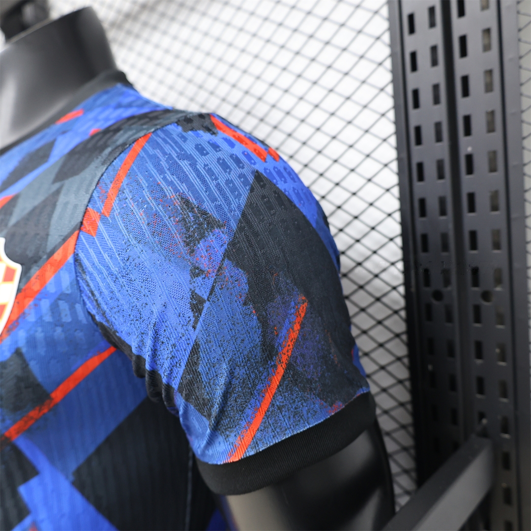 Croatia 2026 Blue And Black Special Jersey - Player Version - UnitedFutballJersey