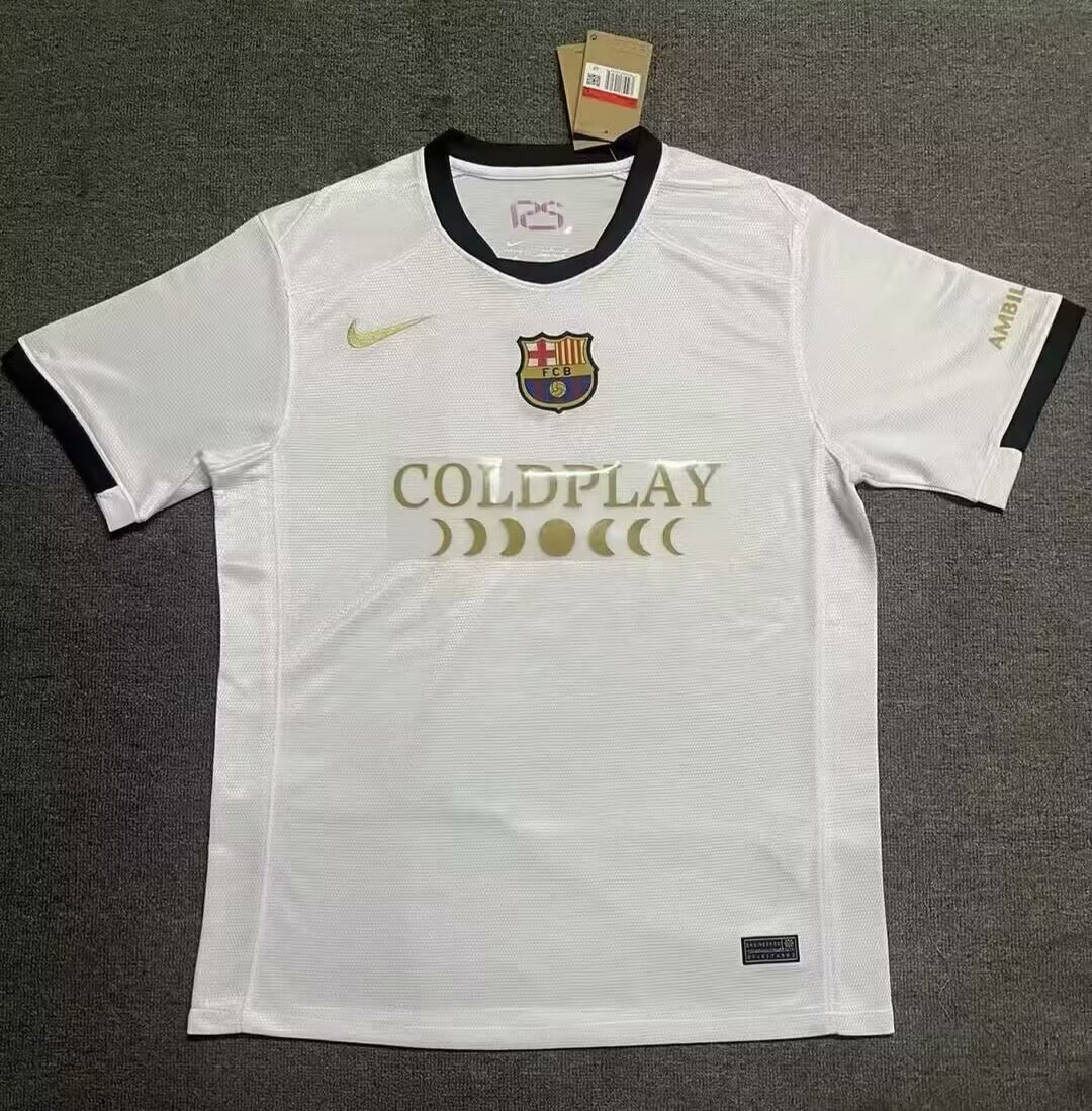 2025/2026 Barcelona white Spotify Football Shirt 1:1 Thai Quality