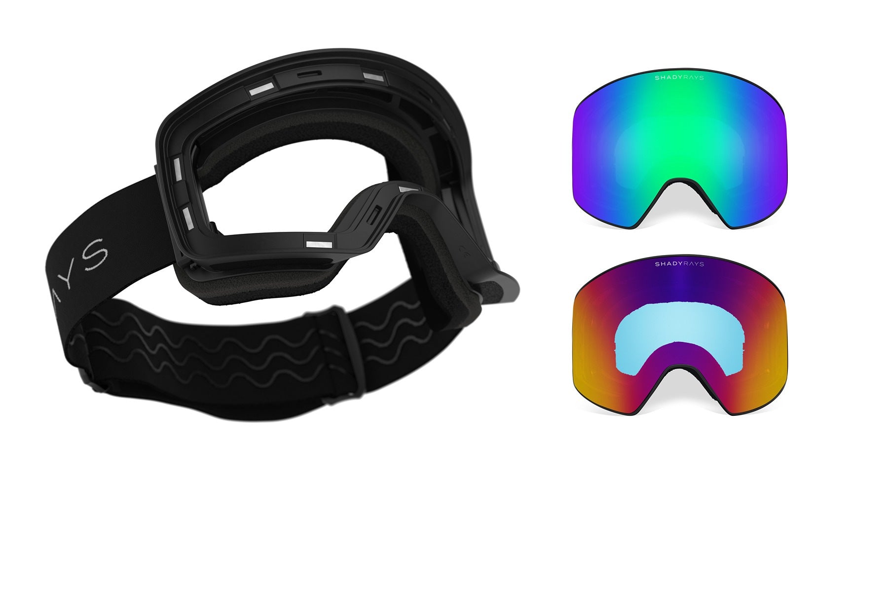 Frontier Goggle Bundle – Alpine Emerald + Crystal Mirage