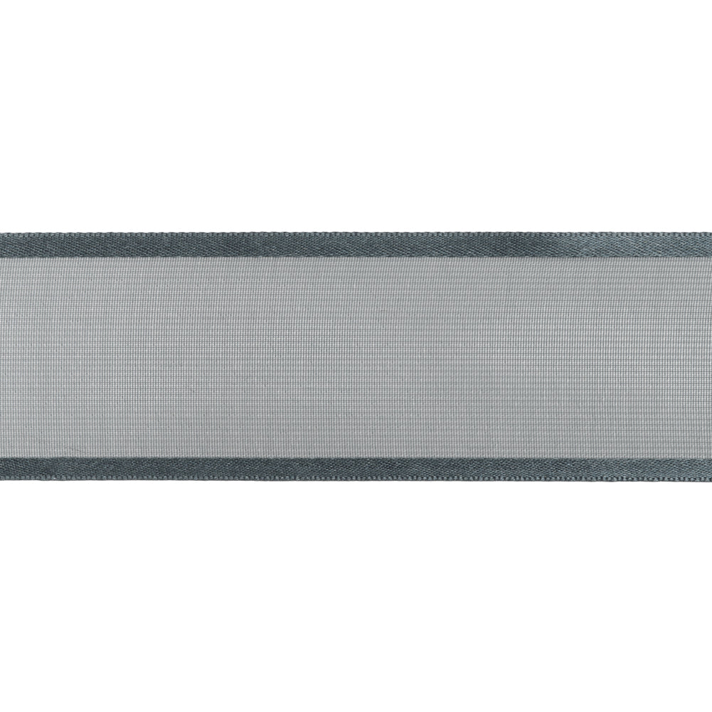 Sheer Ribbon with Double Faced Satin Edges - 1.375