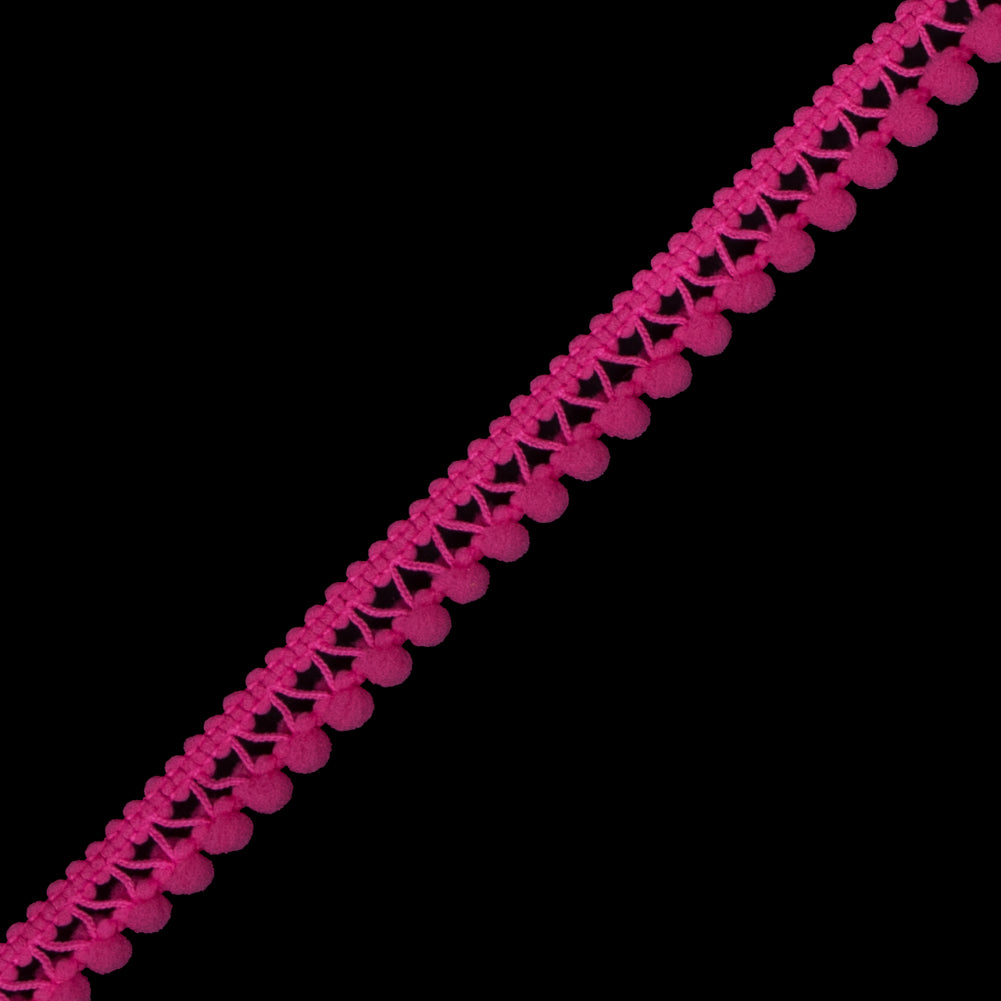 Fuchsia Single Row Mini Pom Pom Trim - Joann Fabrics