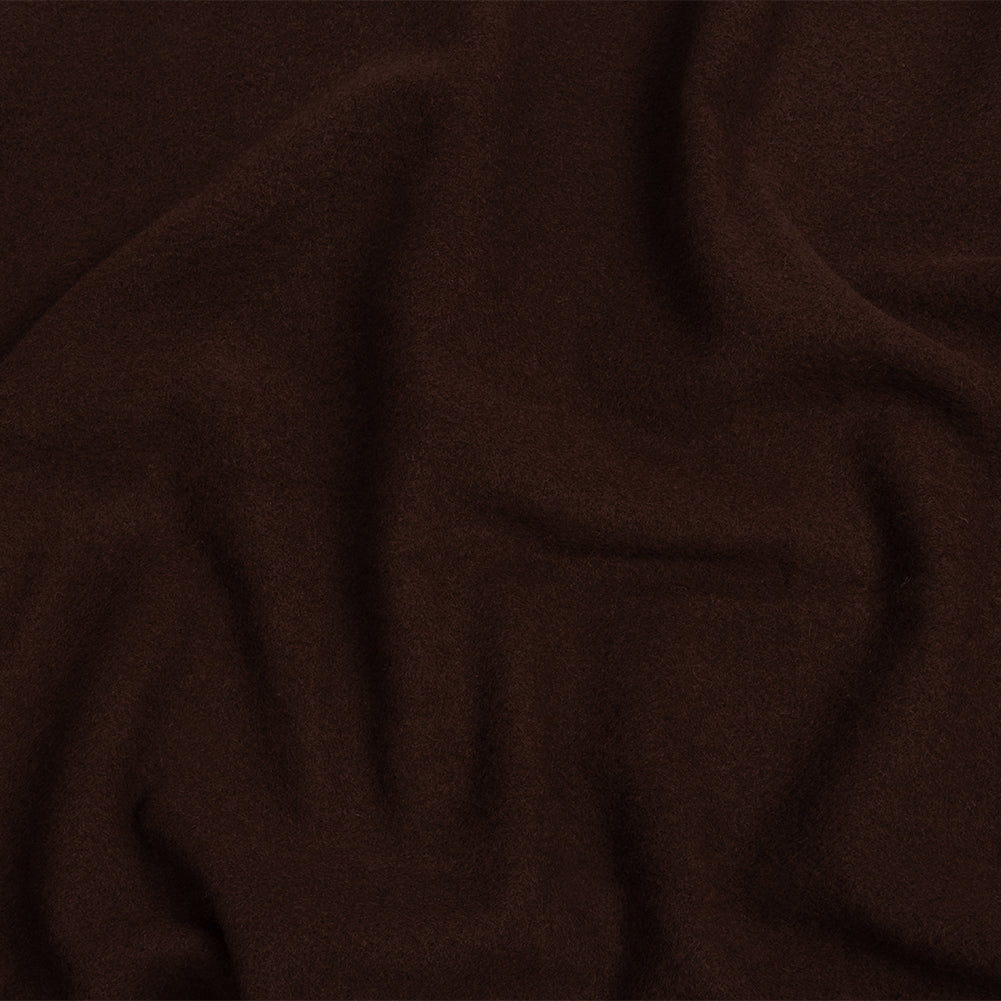 Wool and Cashmere Coating Made in Italy - Chocolate - Alberini Collection - Joann Fabrics