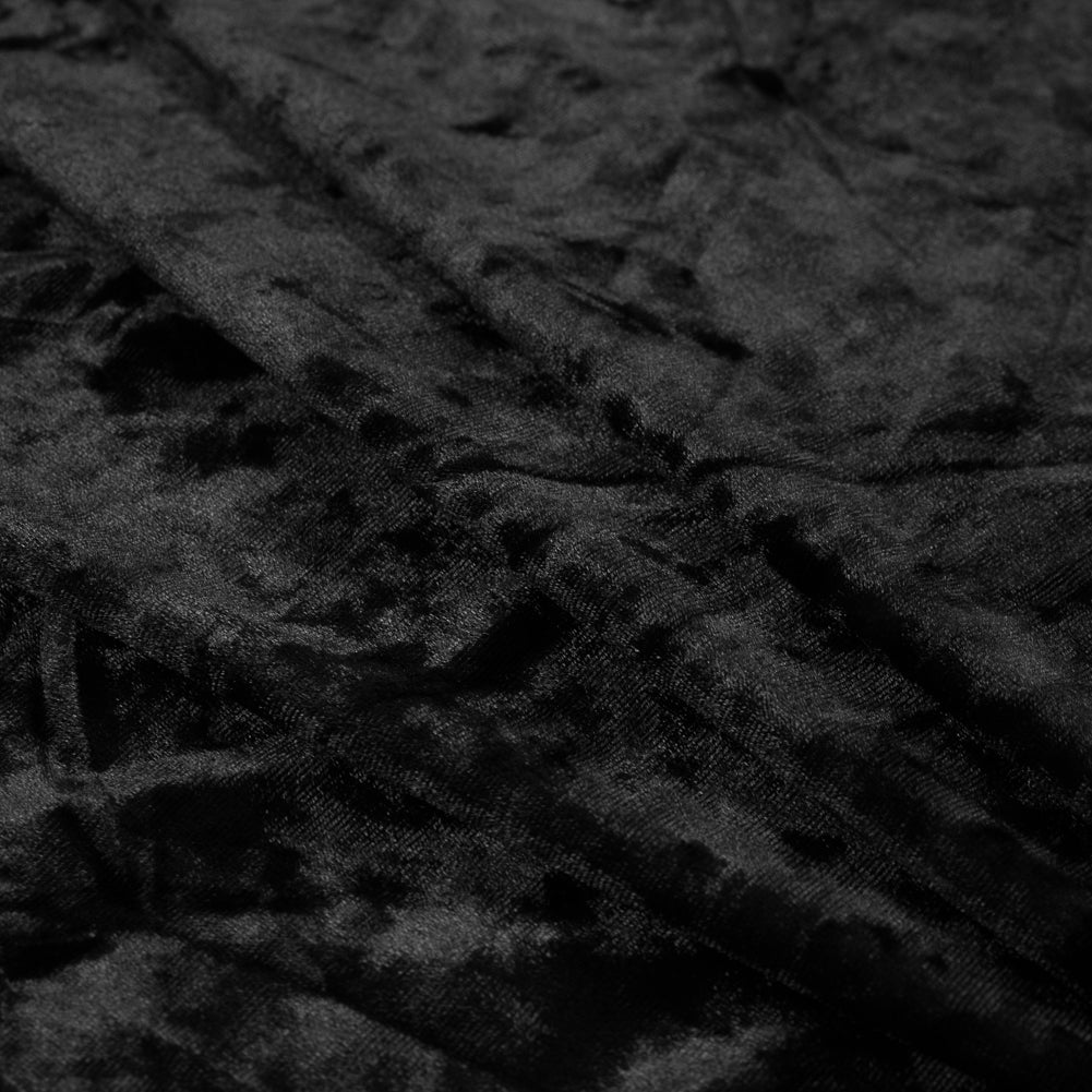 Crushed Velour - Black - Auguste Collection - Joann Fabrics