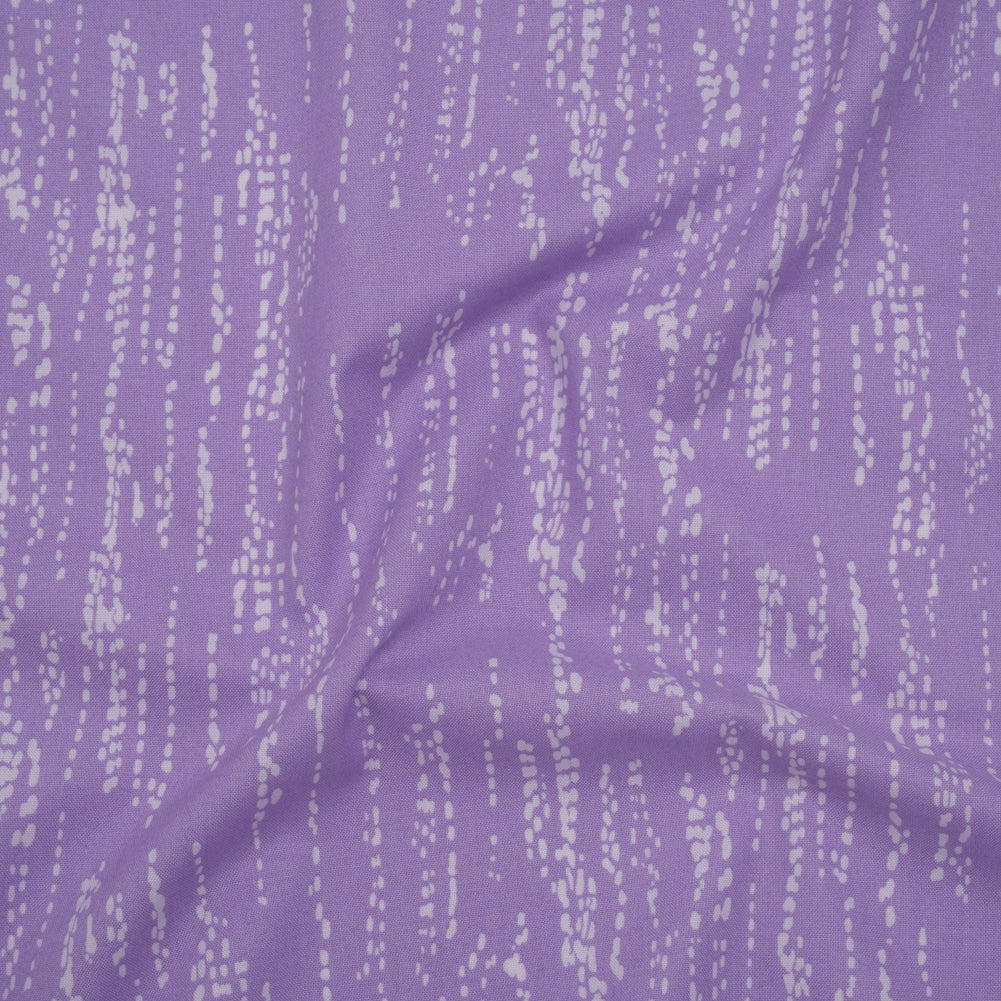 Printed Quilting Cotton by Ghazal Razavi for FIGO Studio - Lilac Grass Patch - Seasons Basics Collection - Joann Fabrics