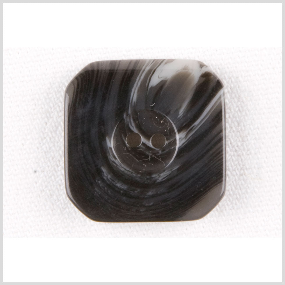 Black Square Plastic Button - 28L/18mm - Joann Fabrics