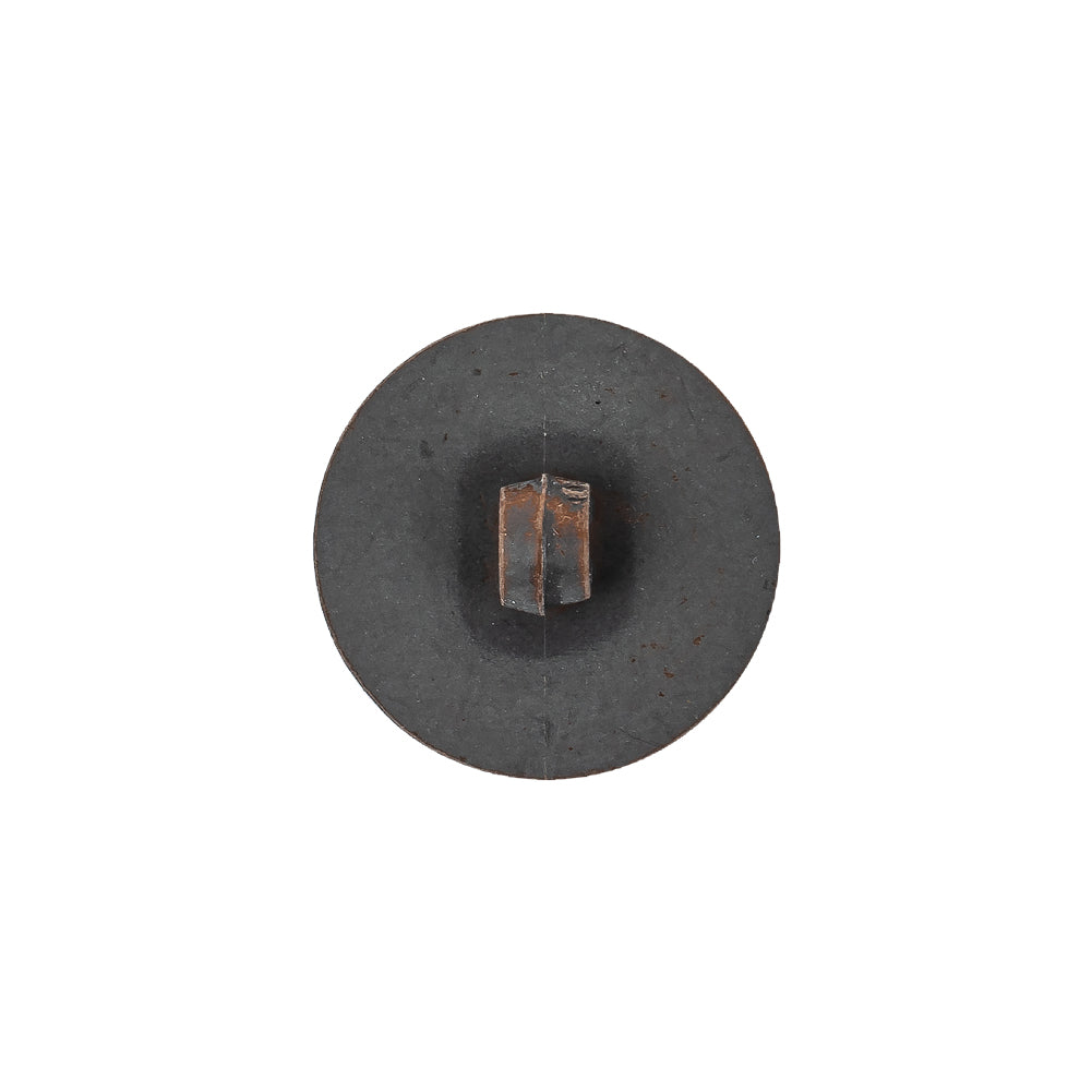 Italian Acorn and Dark Gull Gray Weathered Faux Leather Shank Back Button - 28L/18mm - Joann Fabrics