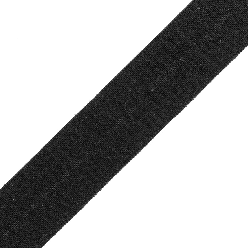 Italian Black Foldover Stretch Tape - 0.625