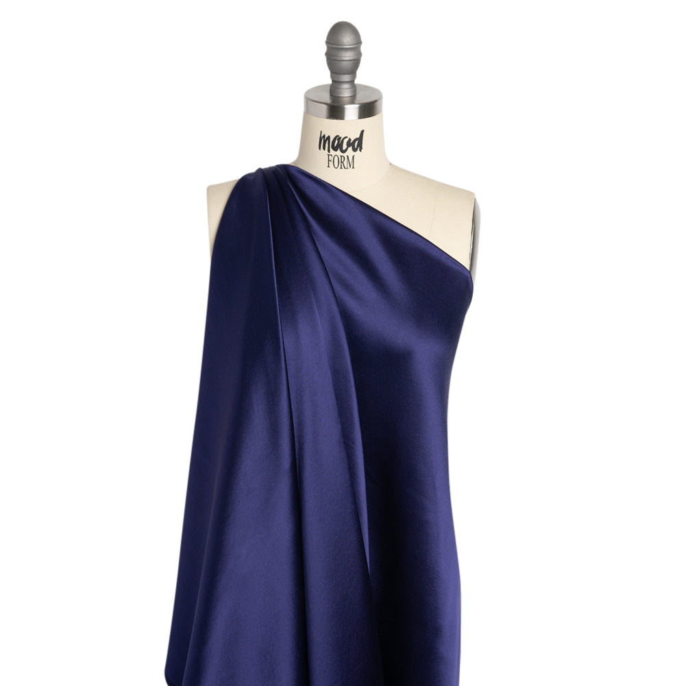 Silk Crepe Back Satin - Estate Blue - Premium Collection - Joann Fabrics