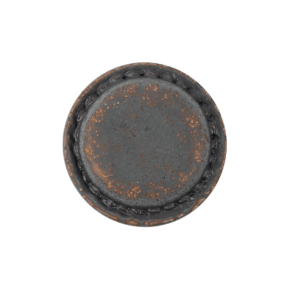 Italian Acorn and Dark Gull Gray Weathered Faux Leather Shank Back Button - 38L/24mm - Joann Fabrics