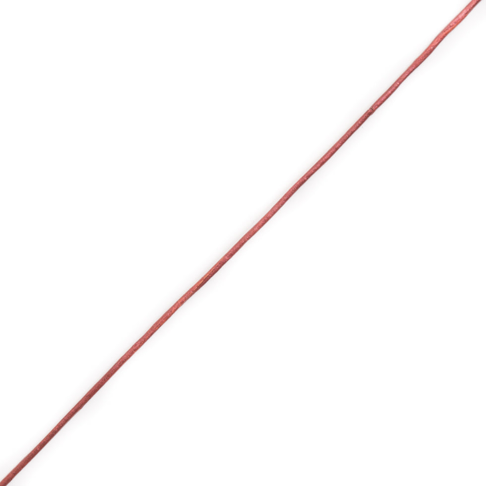 Metallic Copper Leather Cord - 1mm - Joann Fabrics