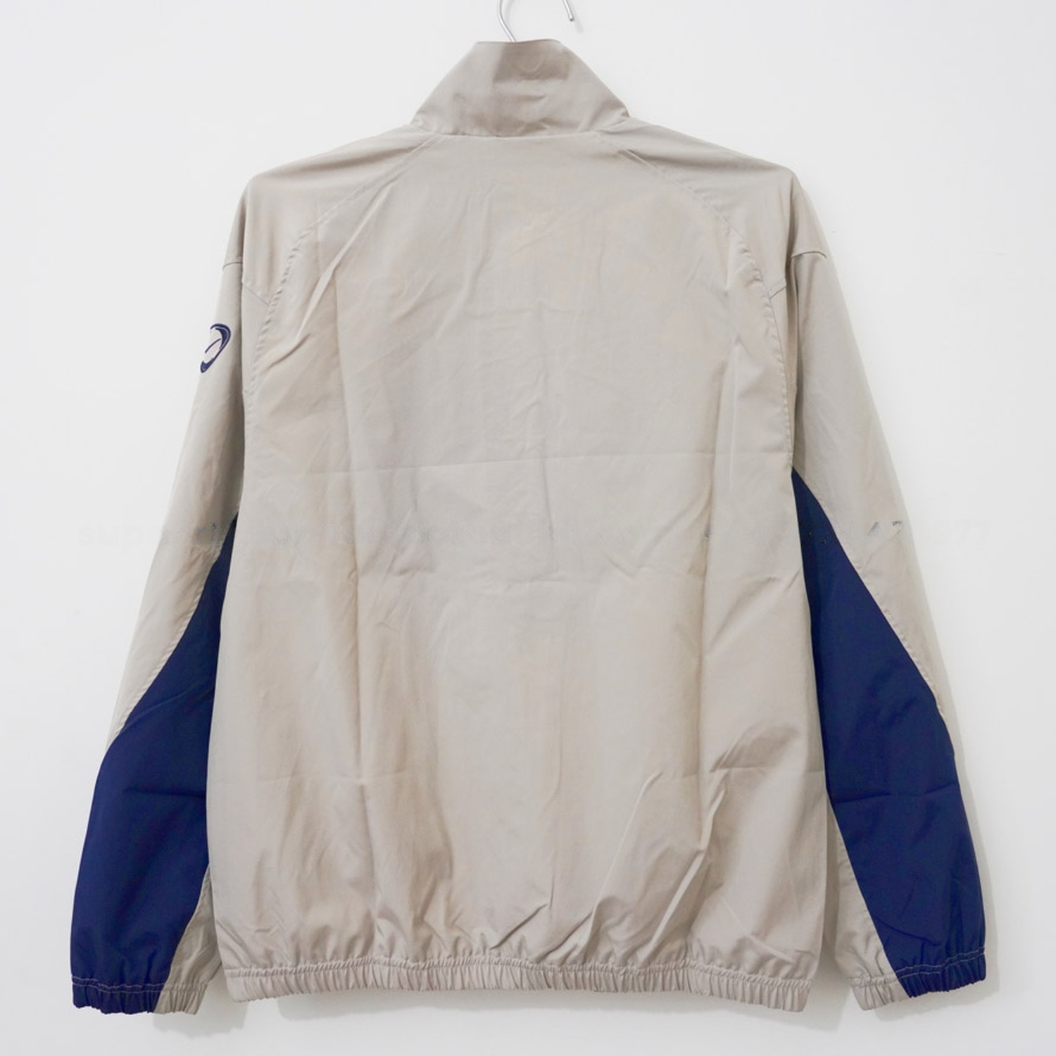 Retro Barcelona 2003-04 Windbreaker Jacket - Grey With Blue - UnitedFutballJersey