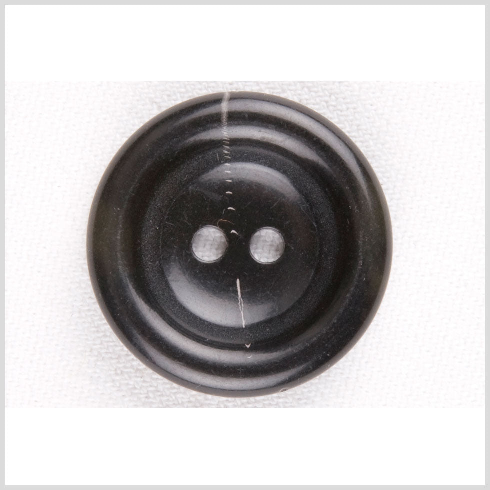 Plastic 2-Hole Button - 42L/27mm - Black and White Streaked Tire Rim - Joann Fabrics
