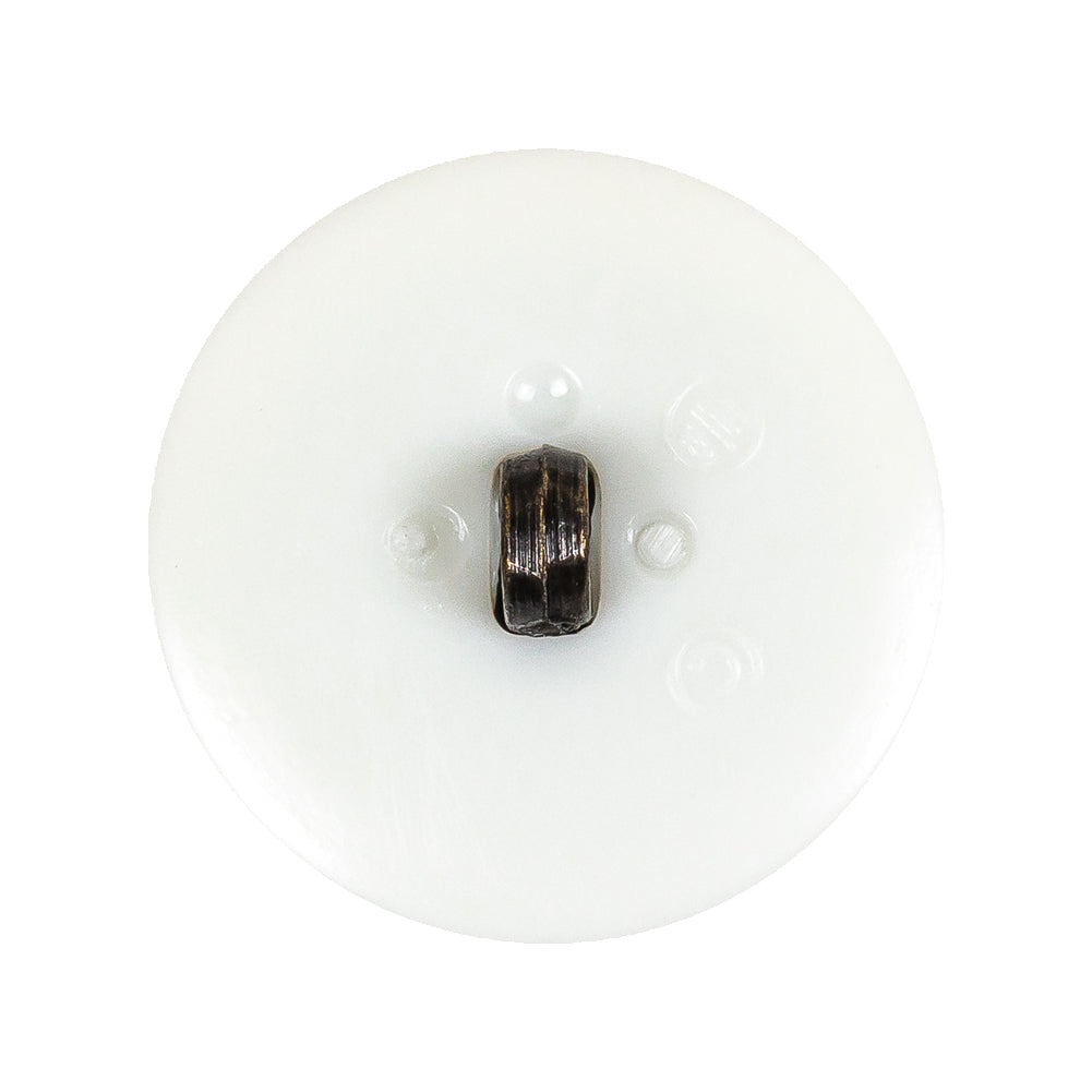 Italian White and Antique Bronze Plus Sign Plastic Shank Back Button - 44L/28mm - Joann Fabrics