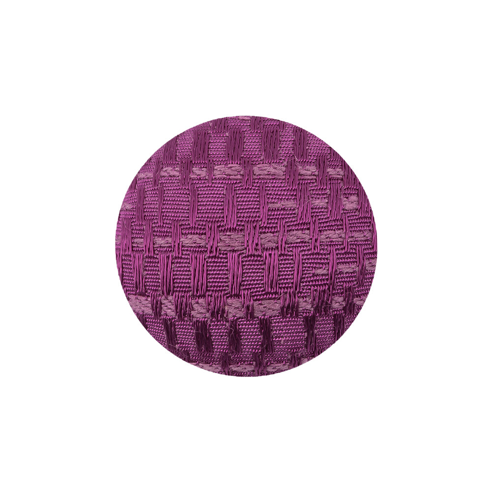 Magenta Jacquard Fabric Covered Domed Cotton Blend Sew On Button - 36L/23mm - Joann Fabrics