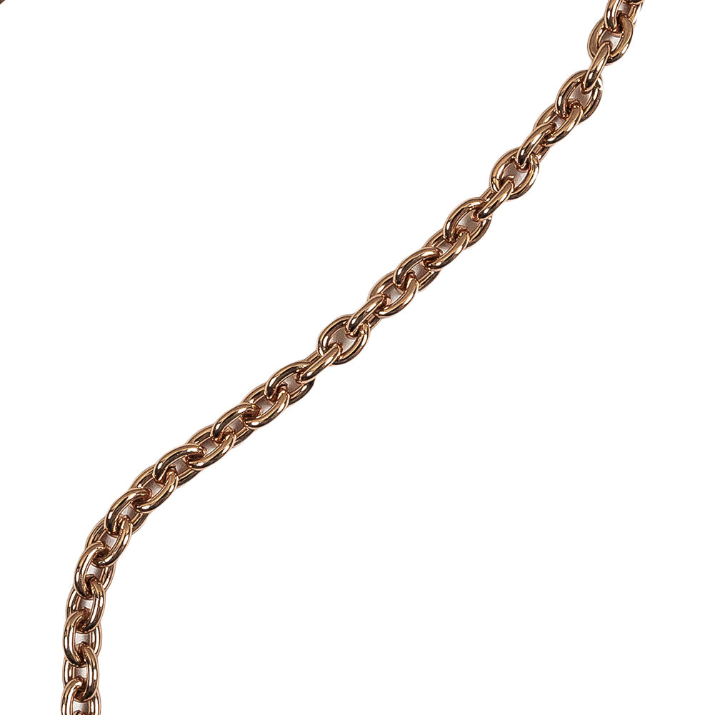 Rose Gold Chain Purse Strap with Lobster Claw Clasp and O Ring - 54