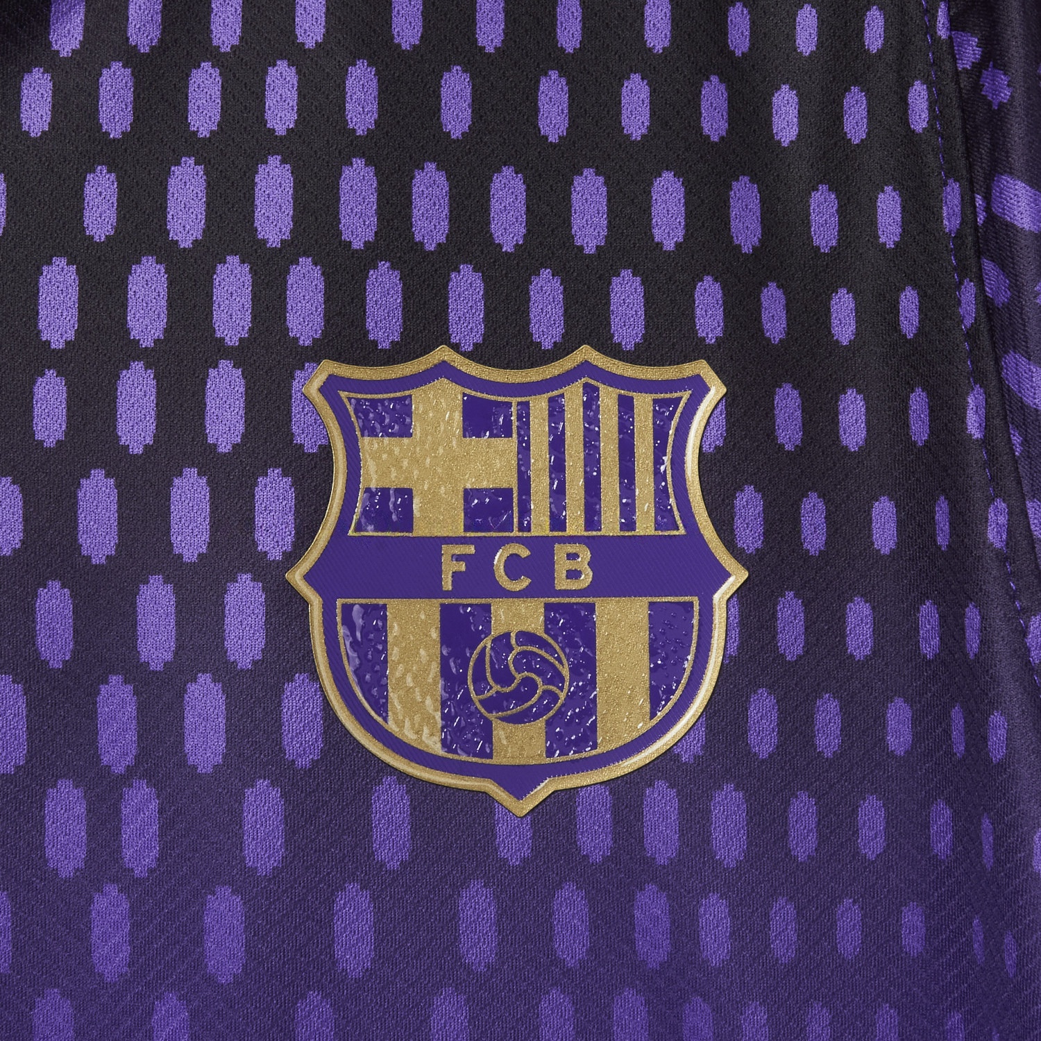 Barcelona 26-27 Away Purple-Black Gradient Jersey - Fans Version - UnitedFutballJersey