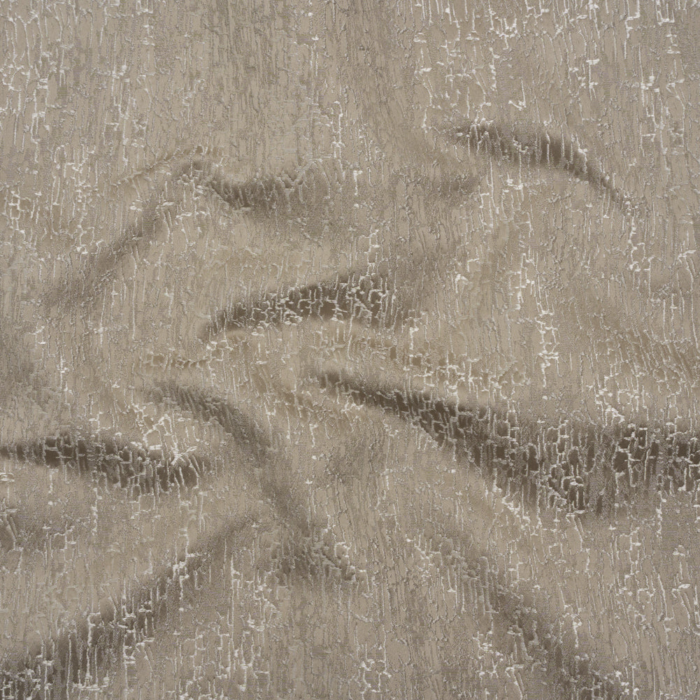 Satin-Face Jacquard - Truffle Crackle - British Imported - Joann Fabrics