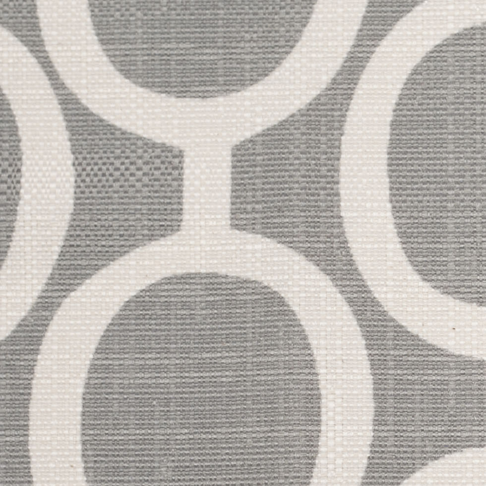 Spanish Gray/White Geometric Poly/Cotton Canvas - Joann Fabrics